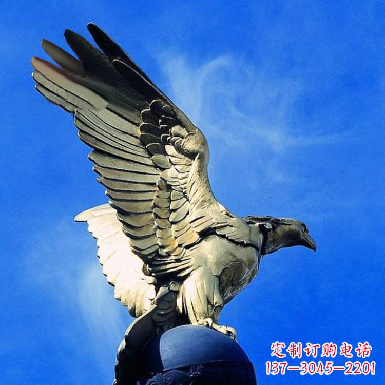 苏州老鹰玻璃钢仿铜雕塑