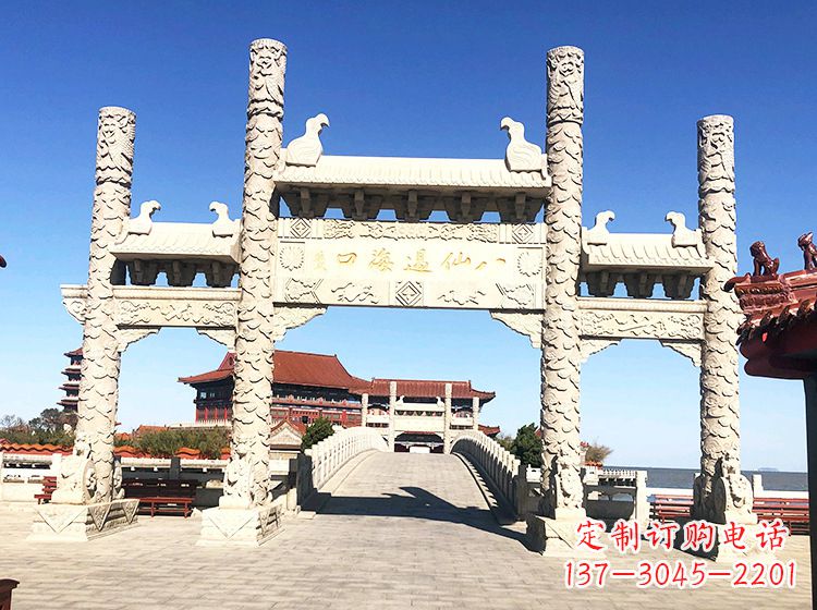 苏州临夏石雕牌坊—打造国风精美雕塑