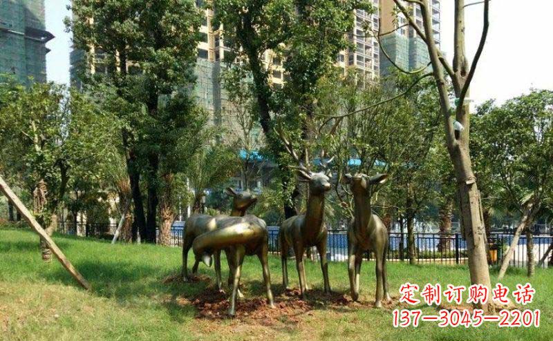 苏州青铜雕刻的梅花鹿,给您的生活带来另一种美感