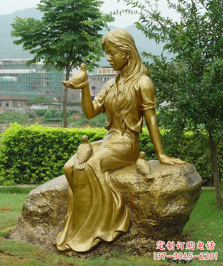 苏州答案;展现浪漫的爱情:鸽子雕塑