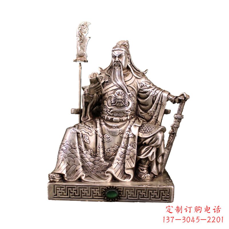 苏州体现英雄风范的关公雕塑