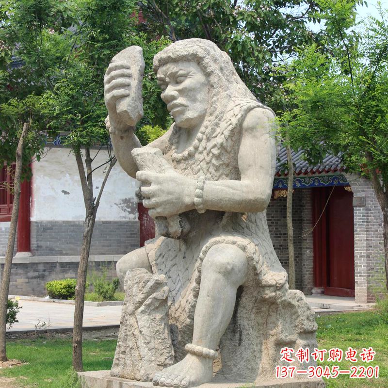 苏州燧人氏石雕，传承中国古代文化