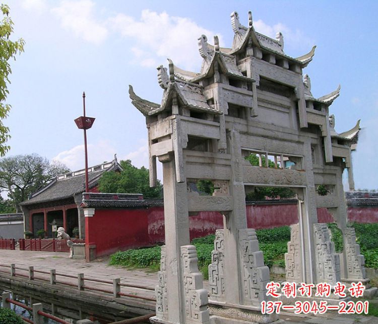 苏州专业大型牌坊石雕制作
