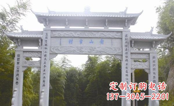 苏州让精美的牌坊雕塑为您打造精美环境