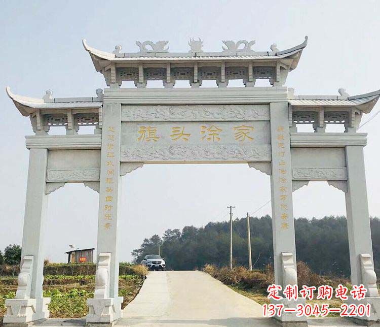 苏州三门牌坊石雕——精美雕塑,缔造传承