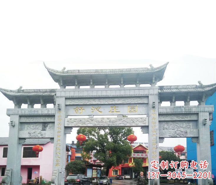 苏州石牌坊雕塑——见证时刻的美好记忆