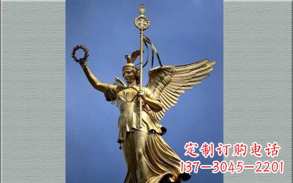 苏州优雅的胜利女神铜雕