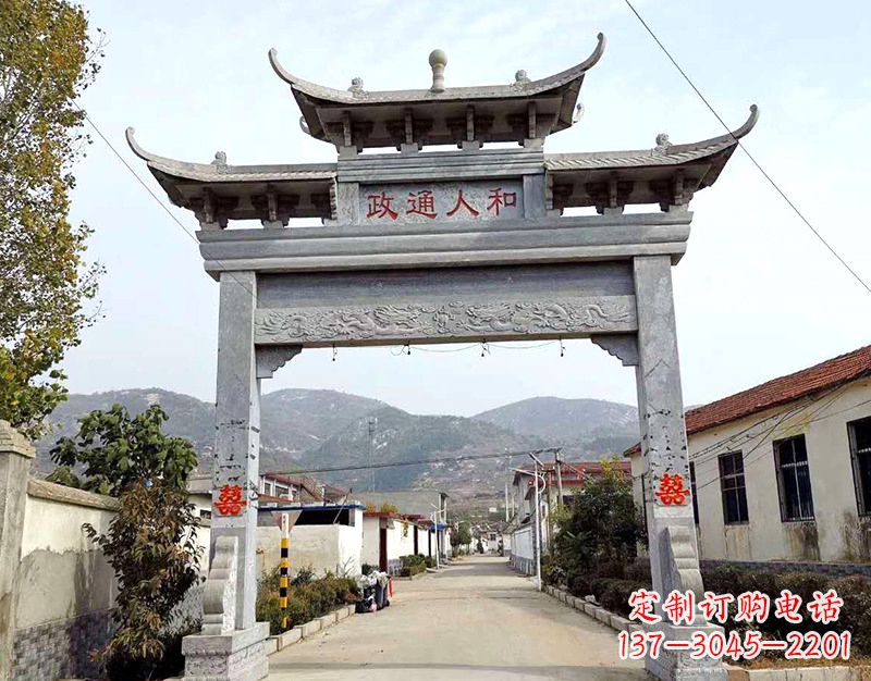 苏州全球领先的石雕牌楼雕塑定制服务