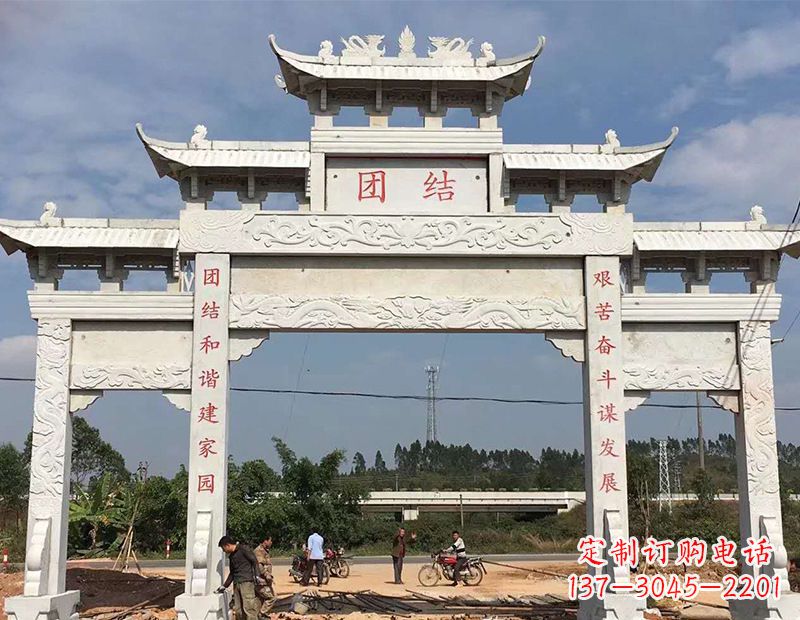 苏州定制牌坊雕塑,展现精湛工艺