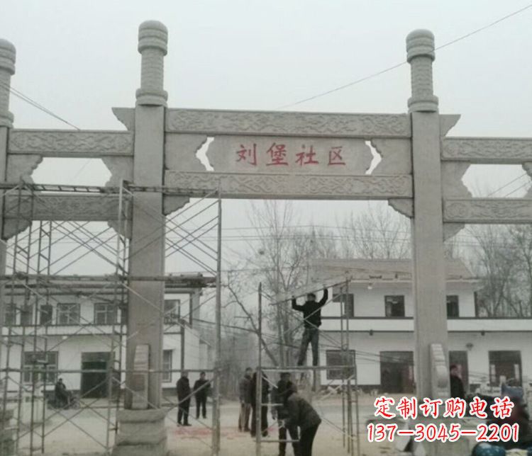 苏州石牌坊道路石雕