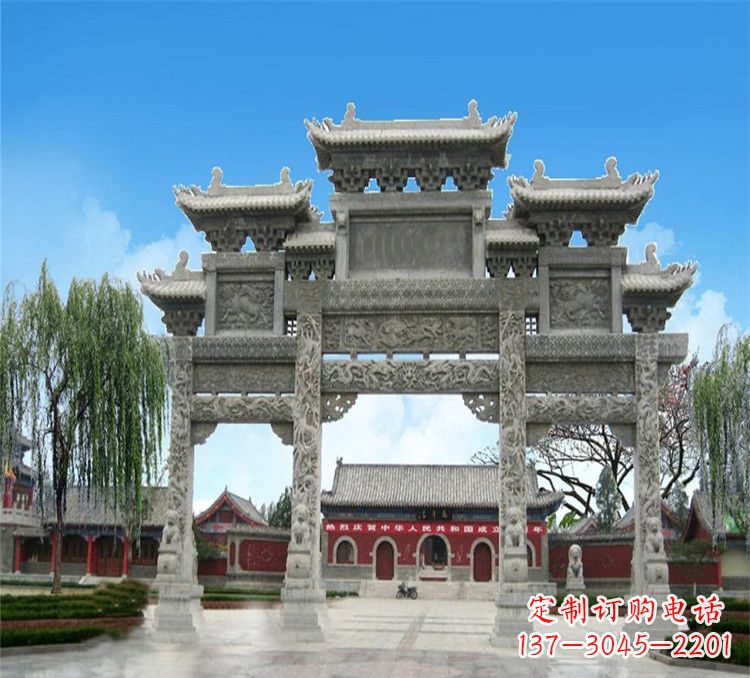 苏州石牌坊效果图