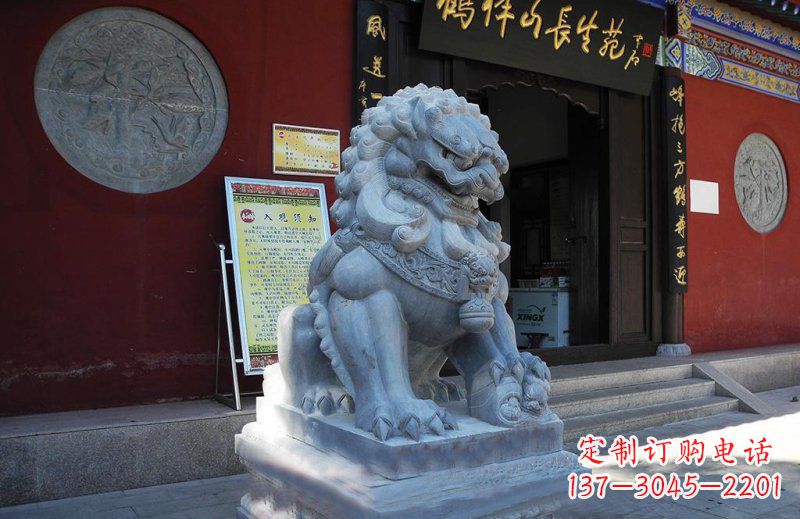 苏州石狮子寺庙门口石雕