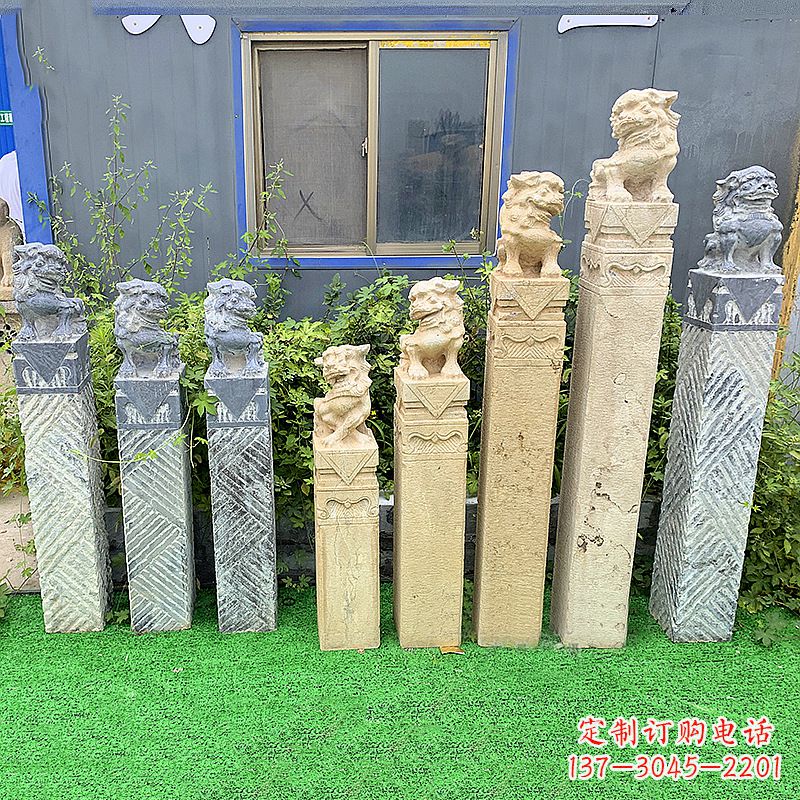 苏州拴马桩狮子