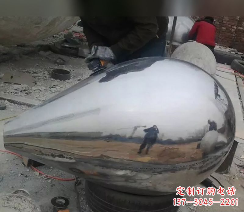苏州水滴不锈钢商场雕塑