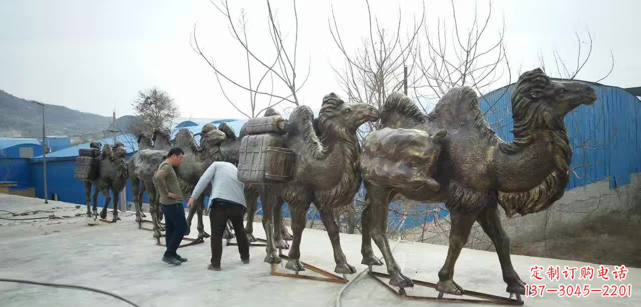 苏州丝绸之路骆驼雕塑
