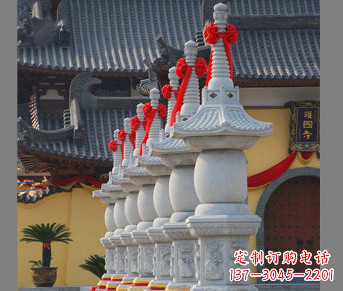 苏州寺庙景观舍利塔石雕