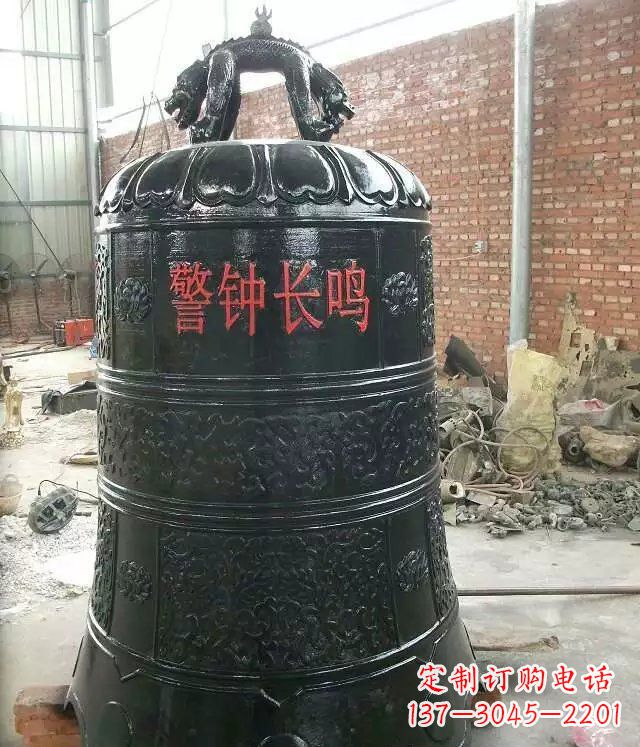 苏州寺庙铸铜钟铜雕 (4)