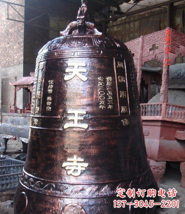 苏州寺庙铸铜钟铜雕_2