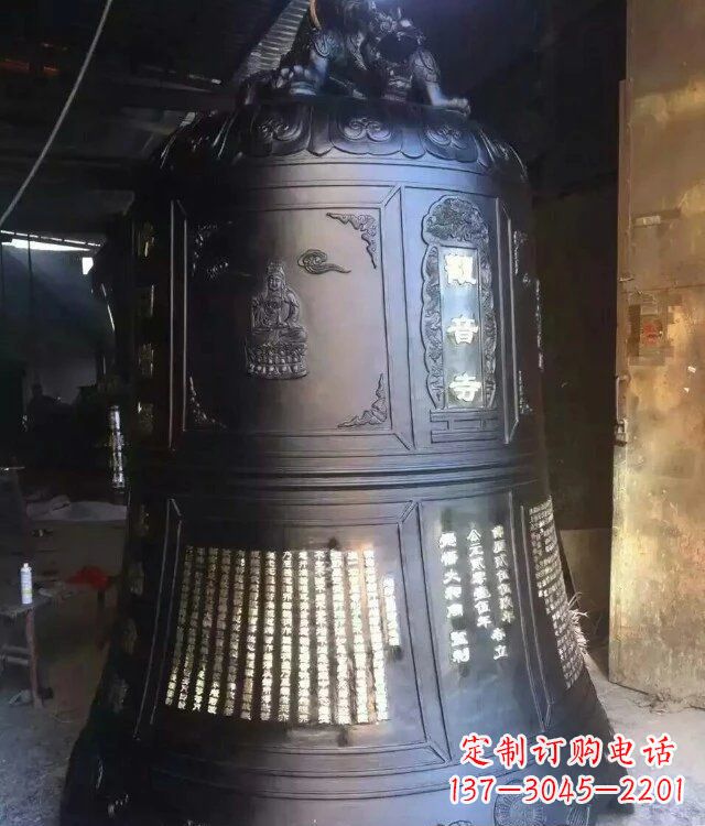 苏州寺庙铸铜钟铜雕_1
