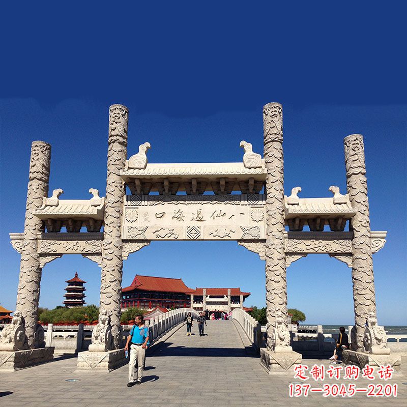 苏州寺院大门无楼石牌坊
