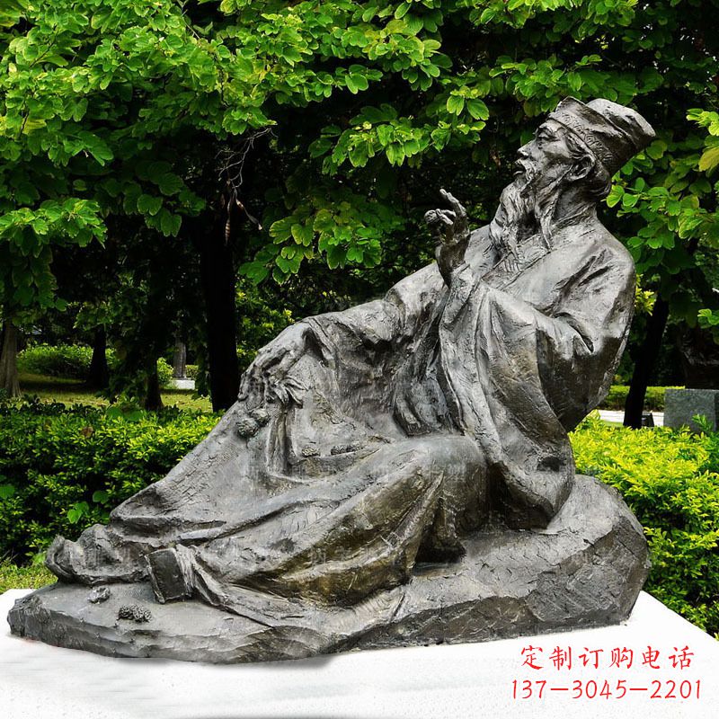苏州苏轼雕像古代历史名人北宋著名文学家书画家铜雕