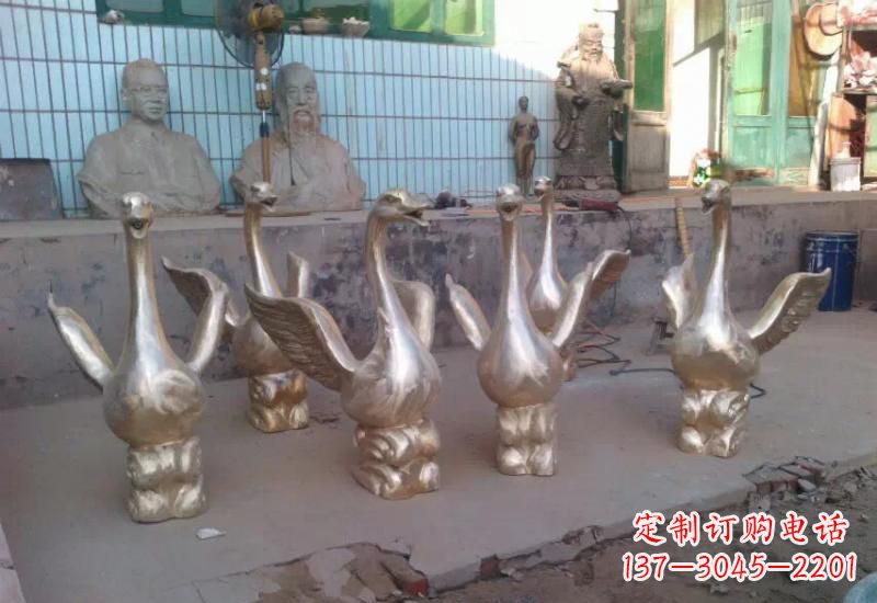 苏州天鹅喷泉雕塑
