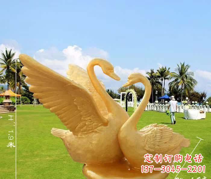 苏州天鹅铜雕