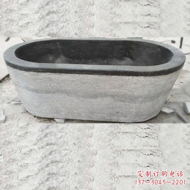 苏州庭院养鱼石雕水槽