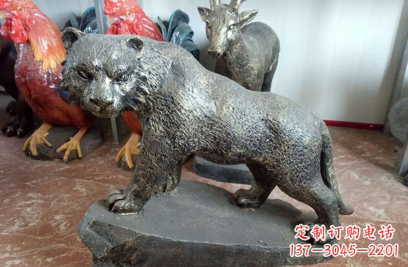 苏州铜雕豹子雕塑