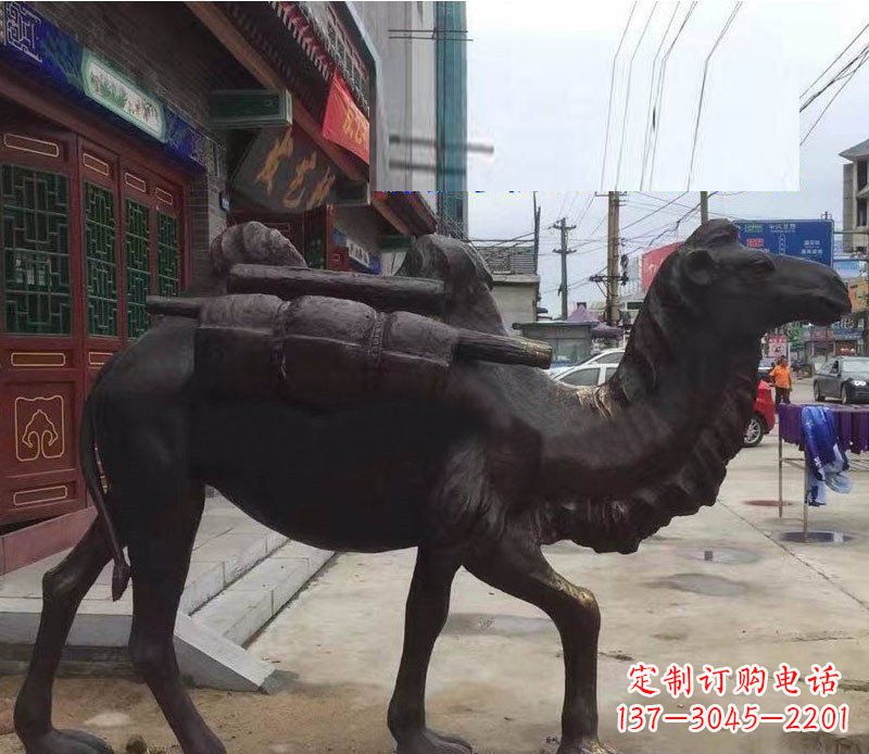 苏州铜雕骆驼公园动物雕塑