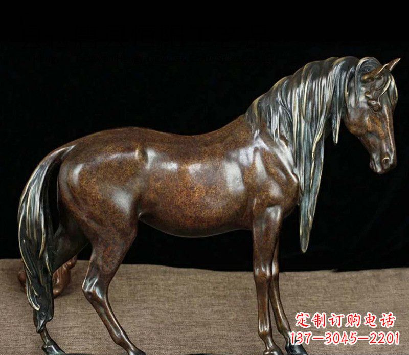 苏州铜雕马公园动物摆件
