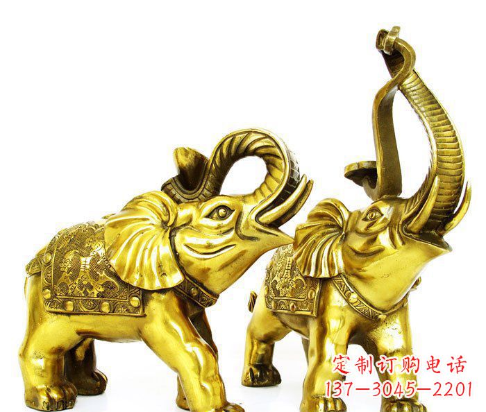 苏州铜雕小象公园动物雕塑