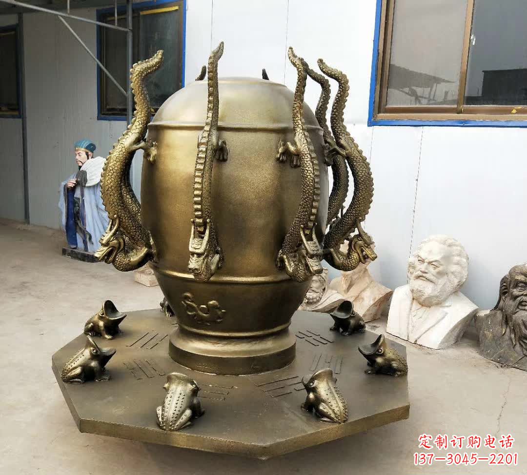苏州铜雕校园景观地动仪