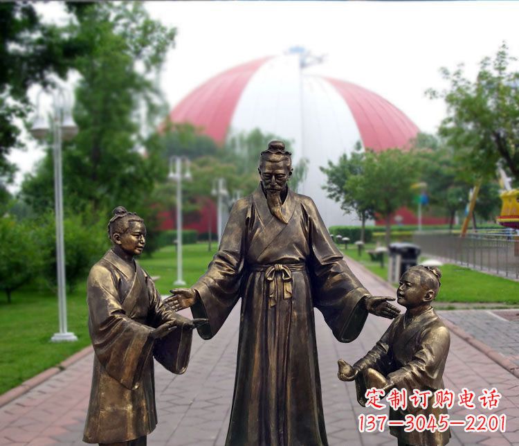 苏州铜雕园林孔融让梨
