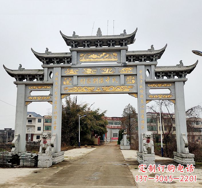 苏州透雕石牌坊