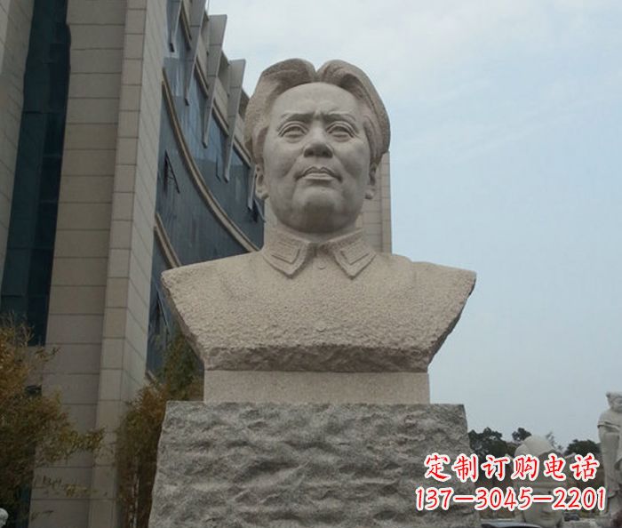 苏州伟人毛泽东胸像石雕