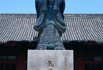 苏州传承古代文化——青铜孔子雕塑