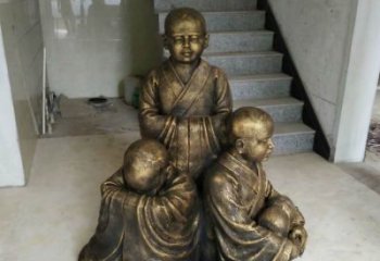 苏州中国领雕塑推出的金色佛祖三像是一件令人惊…