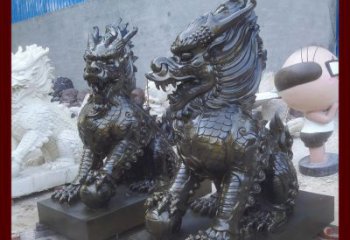 苏州中领雕塑的麒麟铜雕是塑造精美的工艺结果。…