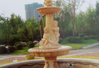 苏州石雕喷泉龙头——美观优雅的水景定制