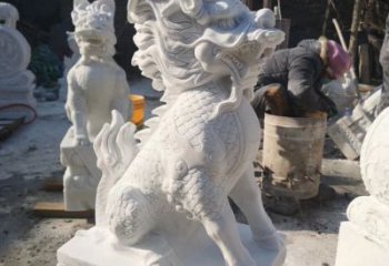 苏州正宗古典麒麟神兽招财动物雕塑