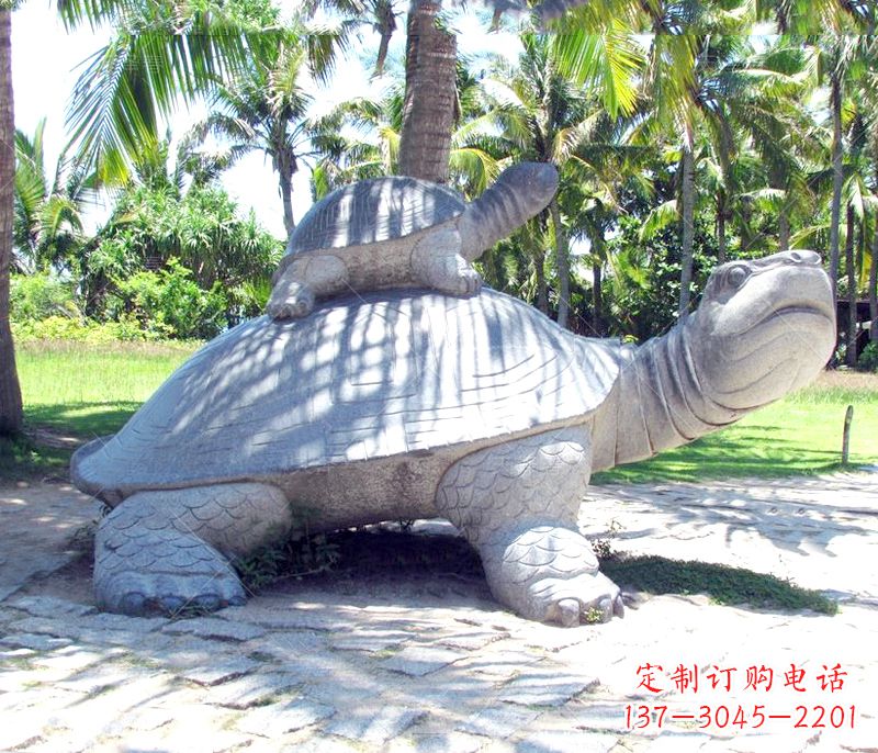 苏州乌龟母子石雕