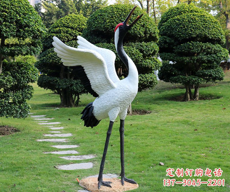 苏州仙鹤金属雕塑