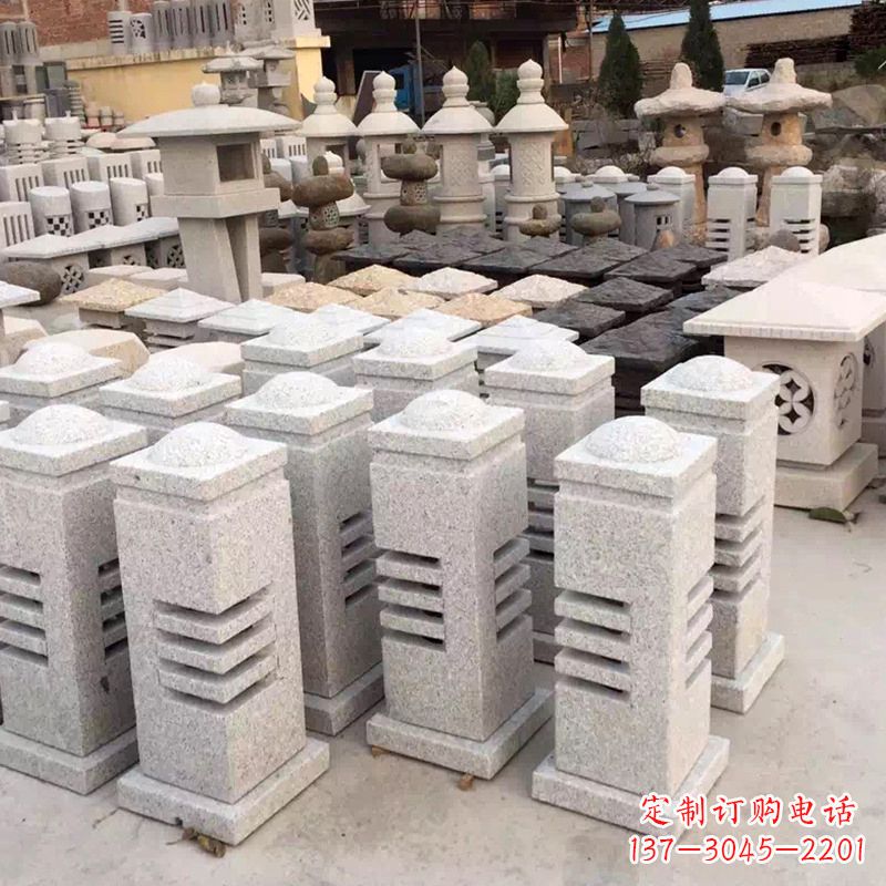 苏州现代简约石雕灯笼