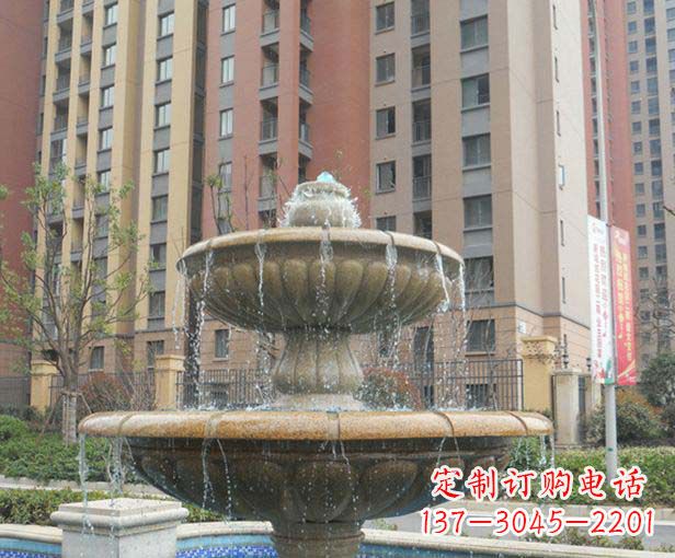 苏州小区景观大理石喷泉石雕