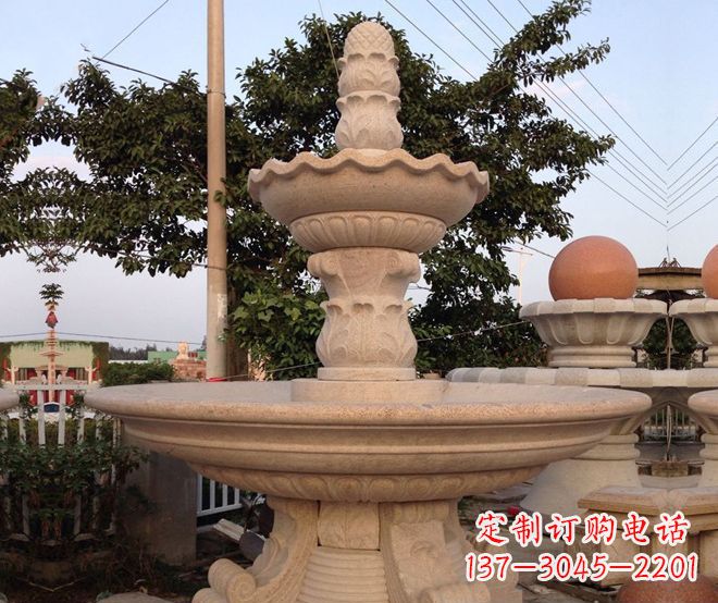 苏州小区景观大型喷泉石雕 (4)