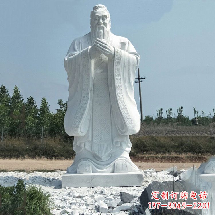 苏州校园孔子人物雕像