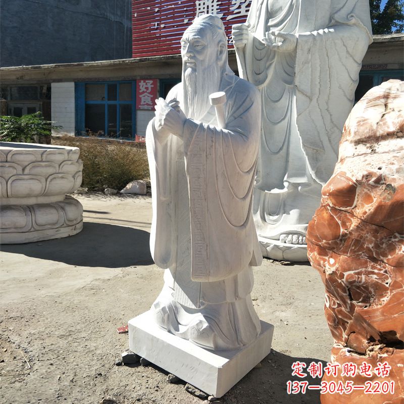 苏州校园孔子像雕塑