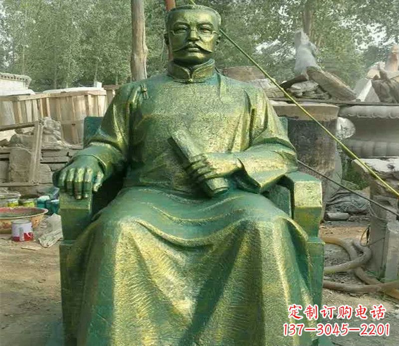 苏州校园名人李大钊铜雕