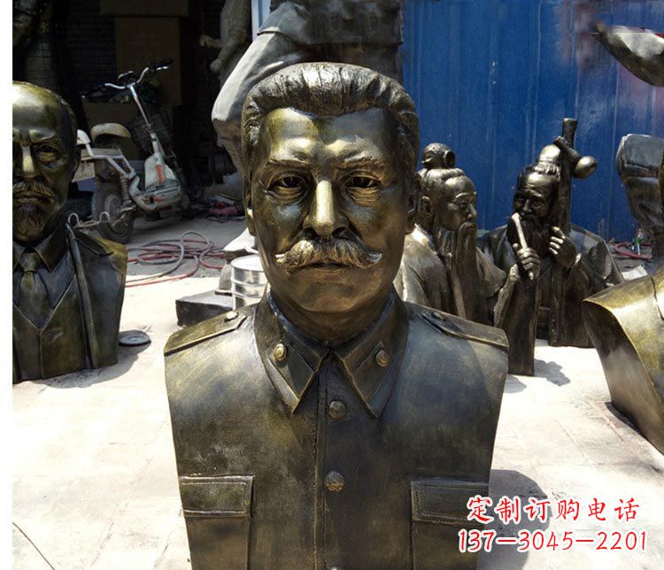 苏州校园名人斯大林胸像铜雕